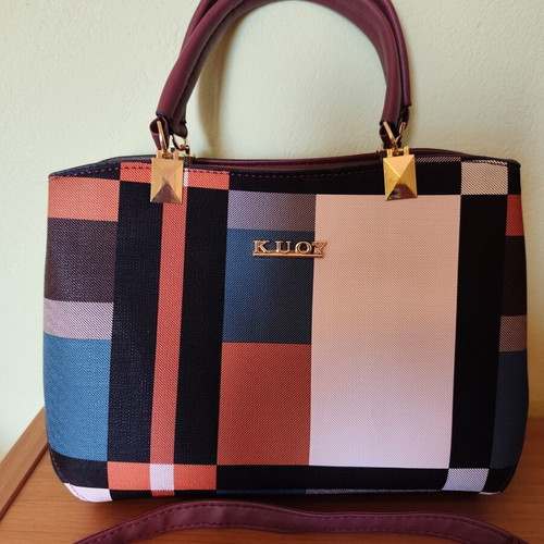 Women's handbag, multicolor, 27x12x20 cm