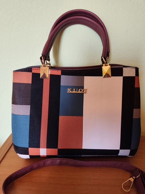 Women's handbag, multicolor, 27x12x20 cm