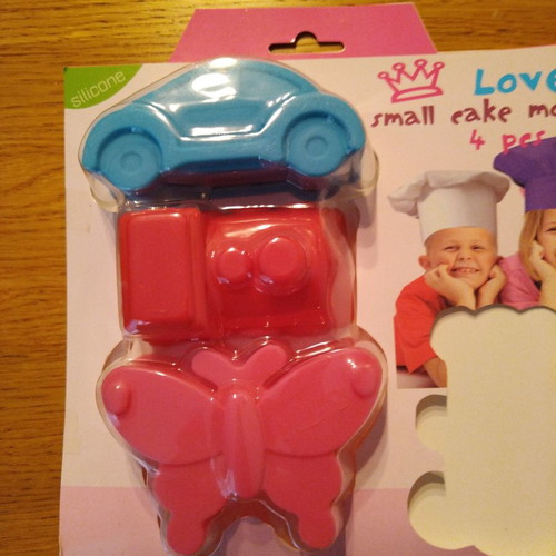 Silicone cake molds and paper truffle cups new, set