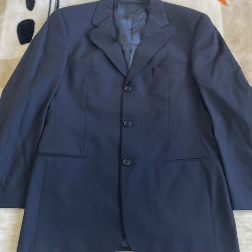 Hugo Boss men's wool suit gray No 50 like new