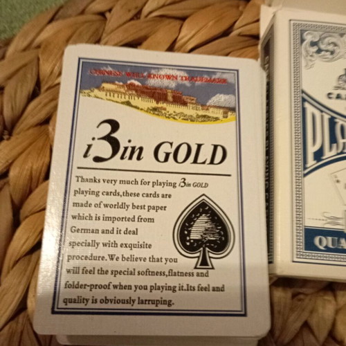 Poker playing cards like new, 54 cards