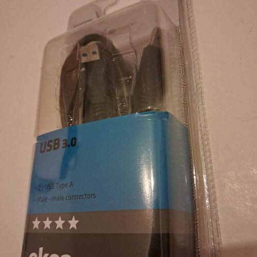 USB Type A Cable male/male 1.8m like new