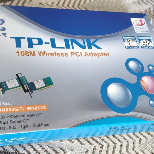 TP-LINK TL-WN651G (v1.5) 108M Wireless PCI Adapter new, sealed product
