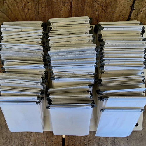 CD cases like new, pack of 750, various sizes and colors