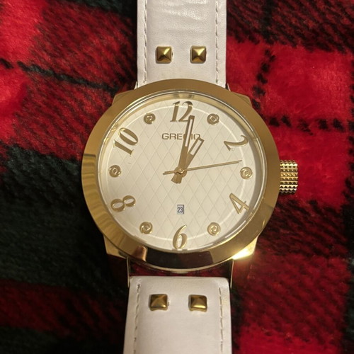 Gregio women's watch white and gold like new
