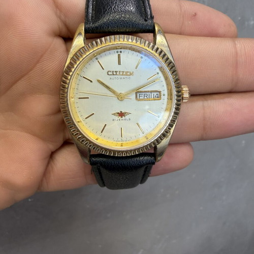 Citizen Eagle 7 Automatic watch used, vintage 1984, 21 jewels, day-date