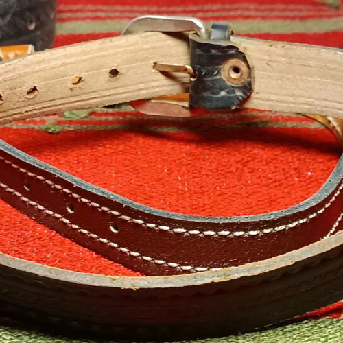 Leather dog collars like new, pack