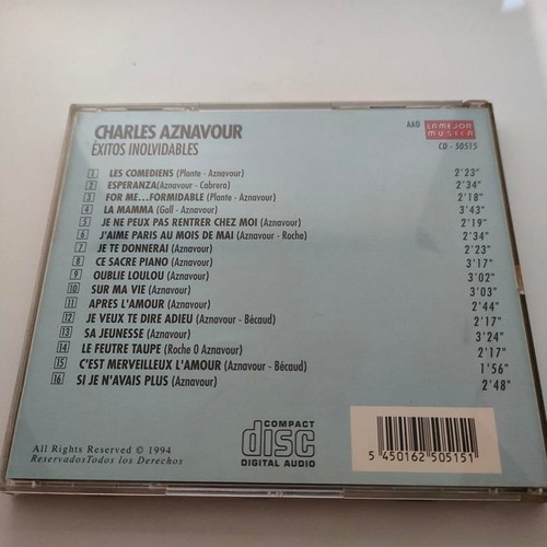 Charles Aznavour Éxitos Inolvidables CD like new