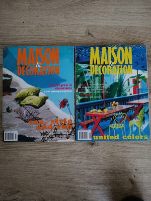 Maison et decoration magazines used, issues 1 and 2, pack