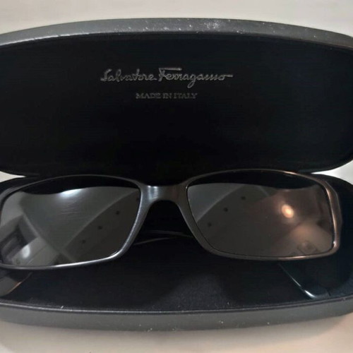 Salvatore Ferragamo Sunglasses like new, black, unisex