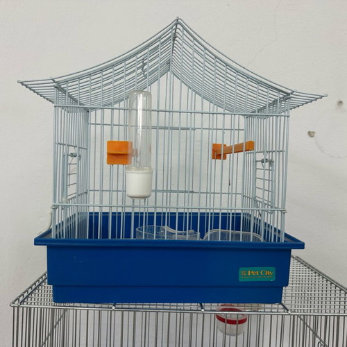 IMAC bird cage set 2 pcs like new, complete with accessories