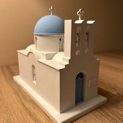 Seven Martyrs like new, Sifnos model made of porcelain