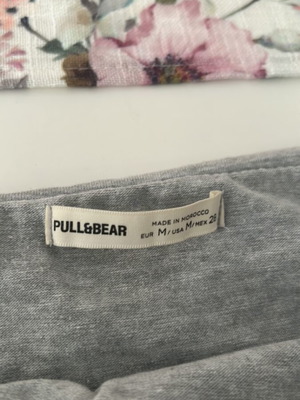 Strapless top gray, like new, size M