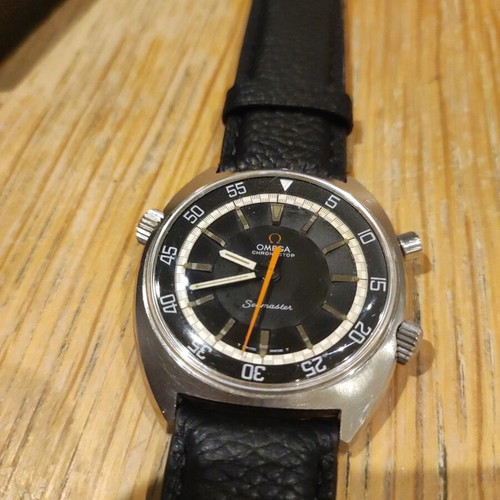 Omega Seamaster Chronostop wristwatch with manual 865 movement