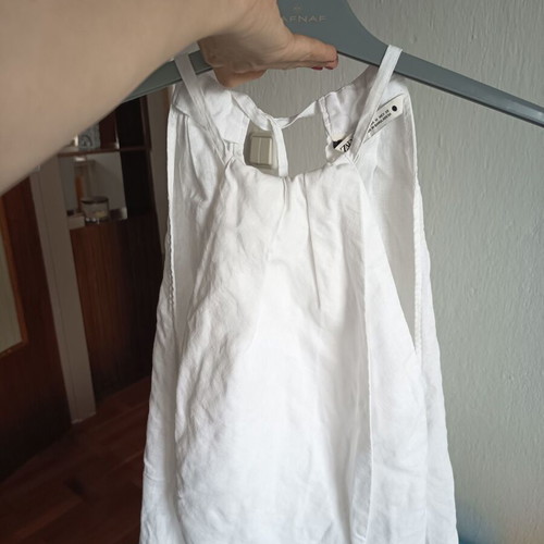 Zara linen top size M new, white