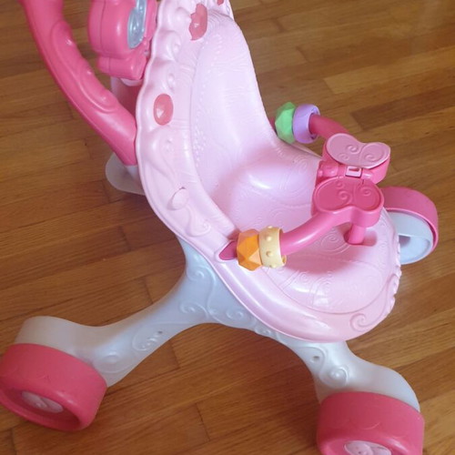 Fisher Price walker/stroller pink used