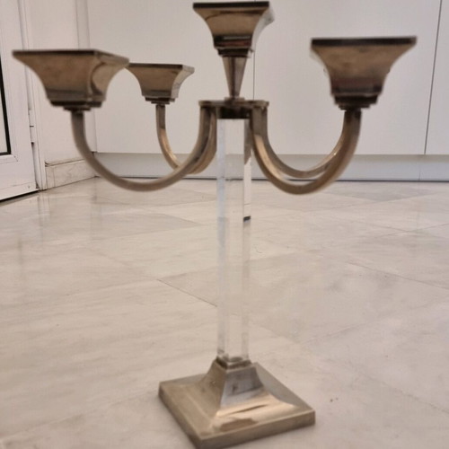 Candelabra 5-Position Used with Metal Base and Crystal Stem