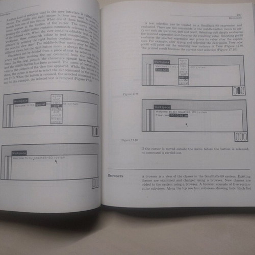 Smalltalk 80 book used for Xerox programming language