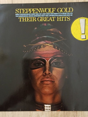 Steppenwolf Gold Their Greatest Hits vinyl record used, rock