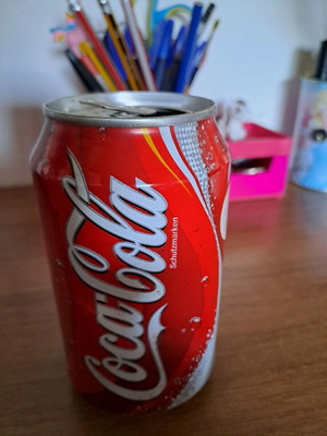 Coca-Cola empty can used 2005