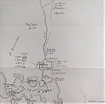  1913,χαρτης επιχειρήσεων της απελευθέρωσης Ιωαννίνων 23x27cm