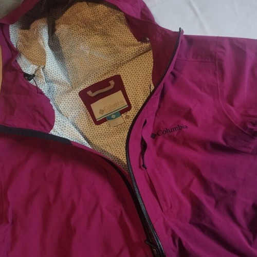 Columbia Omni-Tech Ampli-Dry Shell Jacket new, size L, purple