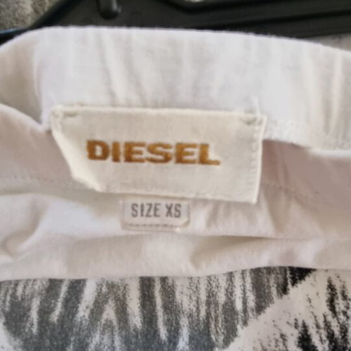 Diesel strapless cotton dress size XS like new, white