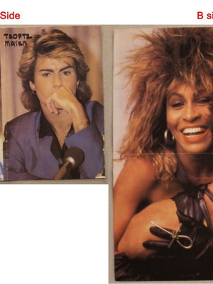 Wham Tina Turner Mel Gibson Mad Max Poster like new