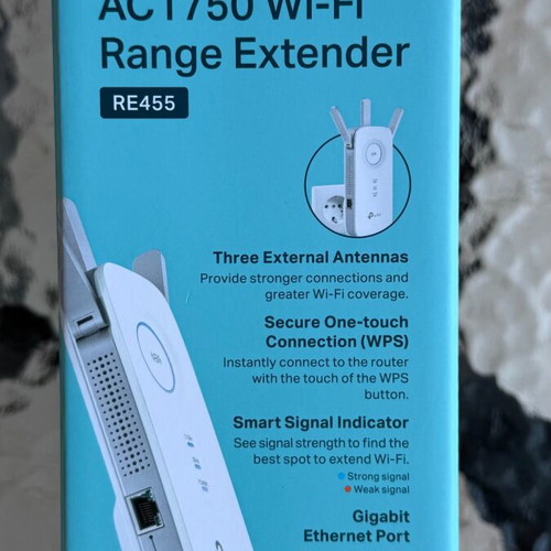 TP-link AC1750 Dual Band Wi-Fi Range Extender RE455