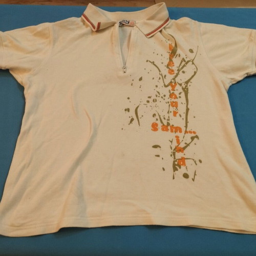 Sam 0-13 kids shirt No. 6 116cm like new, 100% cotton, zipper collar