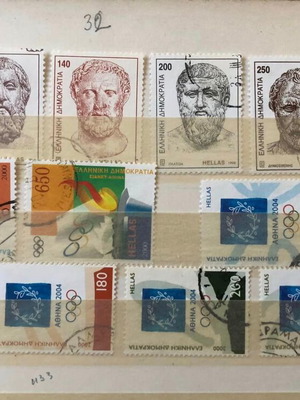 Stamp series 2000 used, Sydney Olympics and Athens