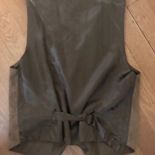 Leather vests unisex vintage, like new, brown size M and black 38, pack of 2