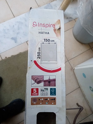 Ρολό σκίασης μπαμπού Hatha 150x250cm καινούργιο με μηχανισμό