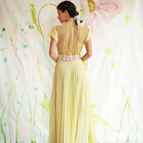 Madame Shoushou dress like new, yellow, size S