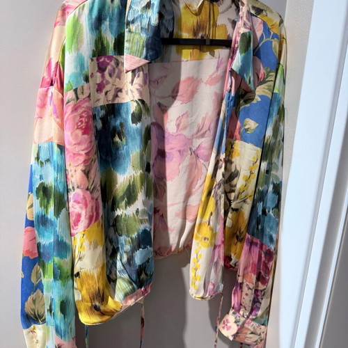 Zara shirt multicolored like new, size L