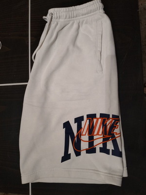 Nike shorts, white, size S