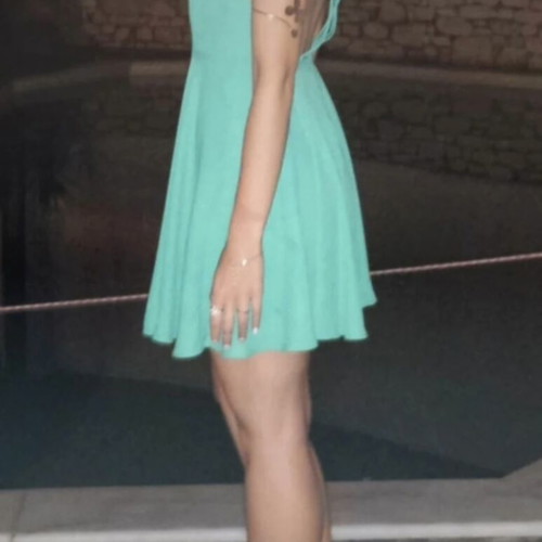Bershka Dress Like New, Green, Size M