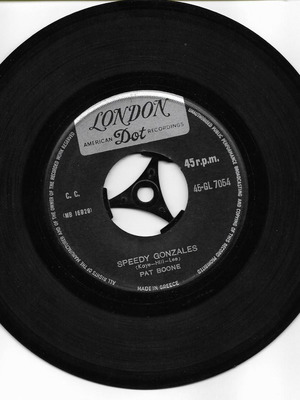 Speedy Gonzales δίσκος μεταχειρισμένος, Rock 1962 με Pat Boone