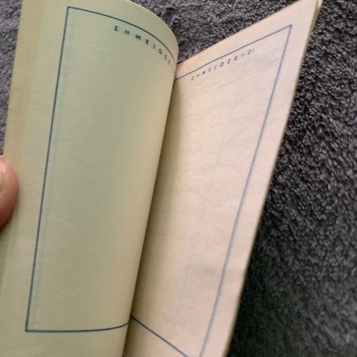 Agenda 1956 in excellent condition