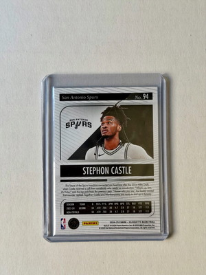 Κάρτα Panini Silhouette Stephon Castle Base SA Spurs 2024-25 καινούργιο