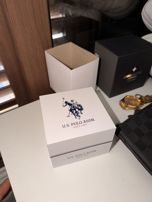 U.S. Polo Assn watch, gold and silver