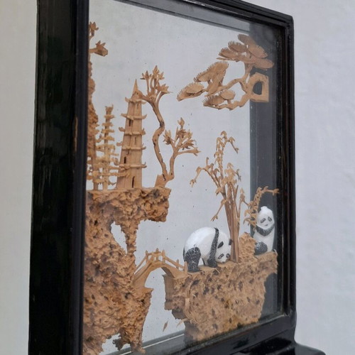 Vintage San You Chinese Diorama