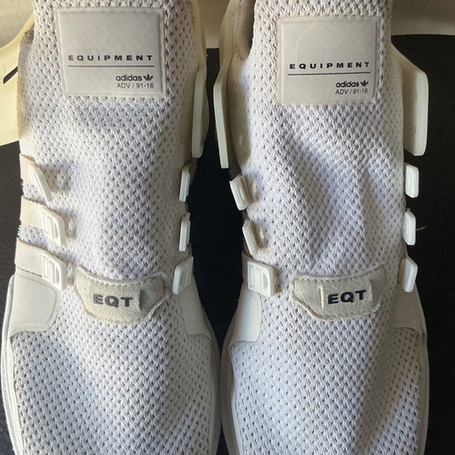 Adidas EQT Support ADV 91-18 casual shoes used, white, size 44-45