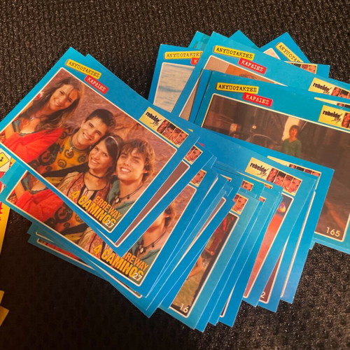Rebelde Way Rebel Hearts Stickers and Cards Like New