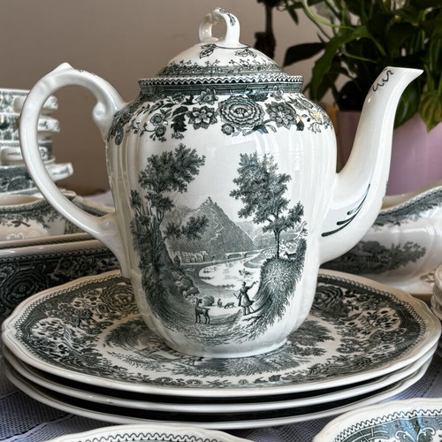 Villeroy&Boch Burgenland porcelain dinnerware set, green
