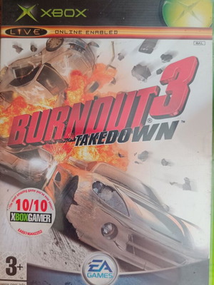 Burnout 3 Takedown Xbox μεταχειρισμένο με κουτί
