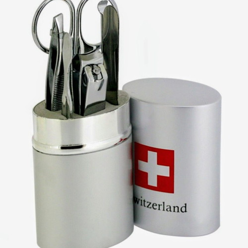Swiss Collection nail care set new in aluminum case