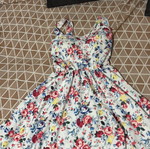 Dress with padding like new, multicolor
