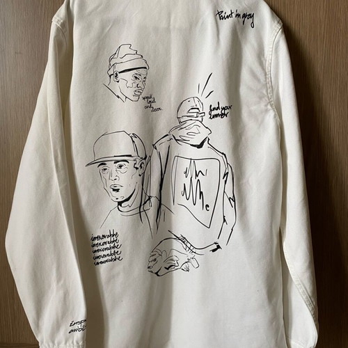 Zara men's overshirt like new, white, 100% cotton, size M