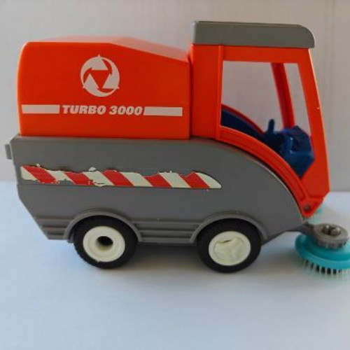 Playmobil 4045 Street Sweeper Vehicle used with original box